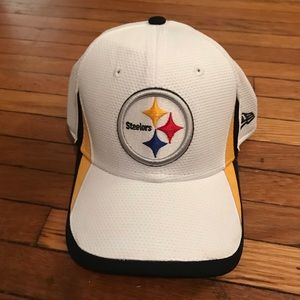 Steelers New Era Ball Cap White - Unworn NFL